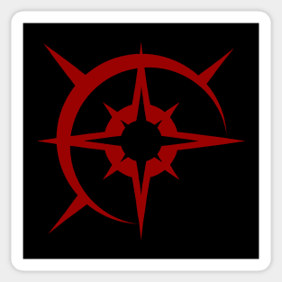 Crimson Star Sticker